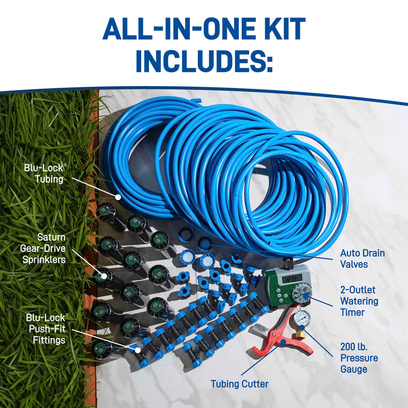 Load image into Gallery viewer, 2 Zone All-In-One Sprinkler Kit 50021
