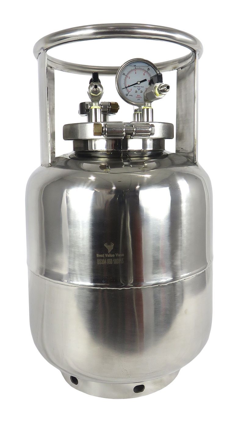 Load image into Gallery viewer, Stainless Steel LP Tank - Includes Gas and Liquid Fill/Drain Ports
