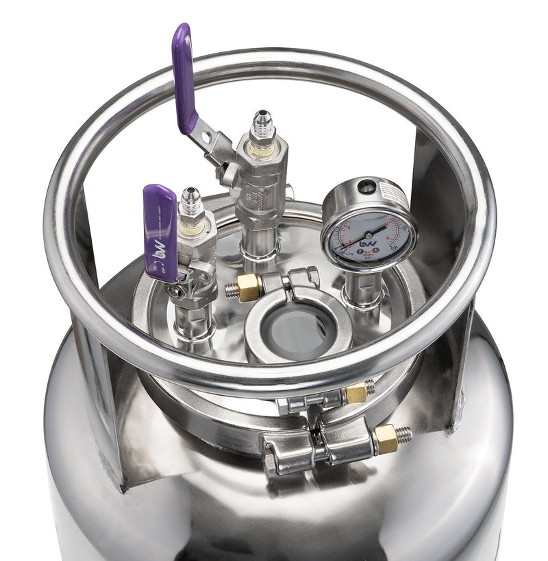 Load image into Gallery viewer, Stainless Steel LP Tank - Includes Gas and Liquid Fill/Drain Ports
