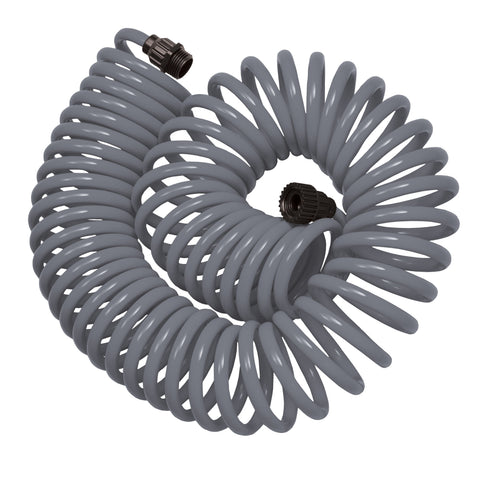 50' Gray Coil Hose w/8-Pattern Plastic Nozzle 27560, additional product view 2