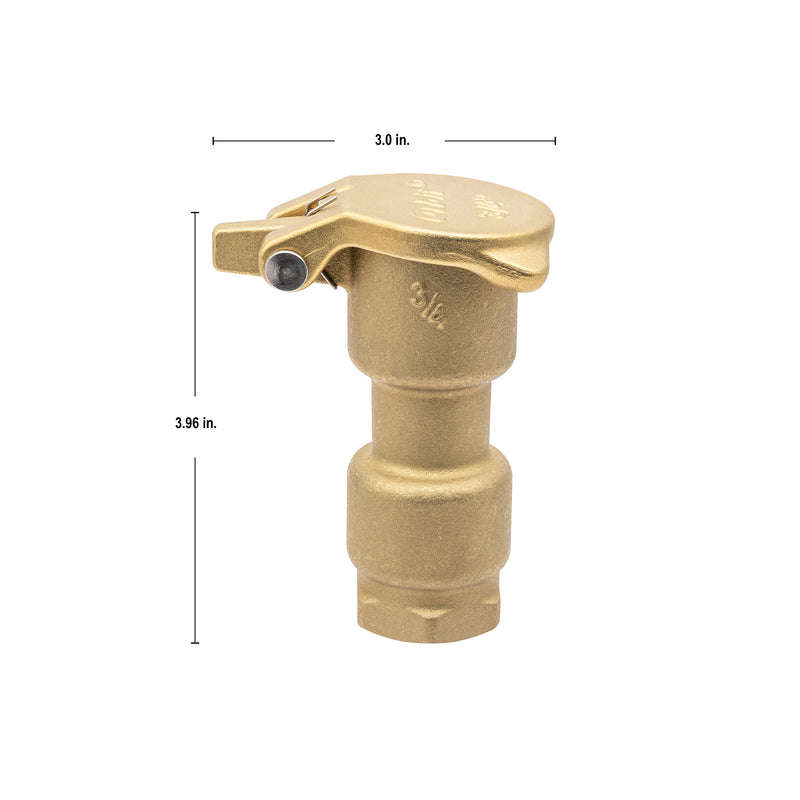 Load image into Gallery viewer, 3/4-in. FPT Brass Quick Coupler Sprinkler Valve 51029
