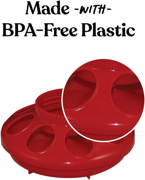 Chick Feeder & Water Set, Holds 1 quart, Screw on Bases for Easy Cleaning, additional product view 2