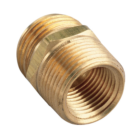 Orbit brass hose thread adapter