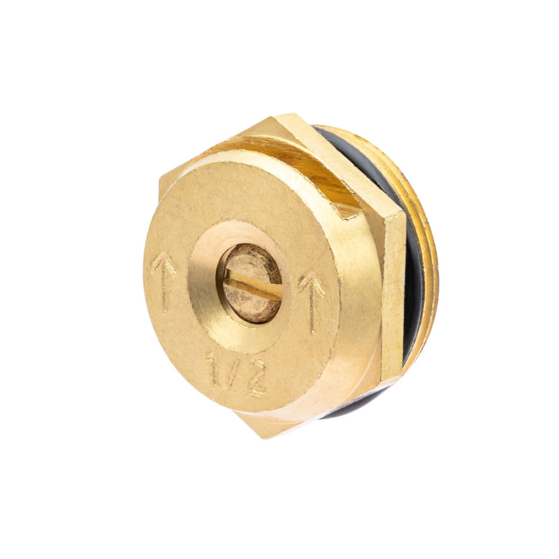 Load image into Gallery viewer, Flush Head Brass Half Pattern Replacement Nozzle 2-pk 53051
