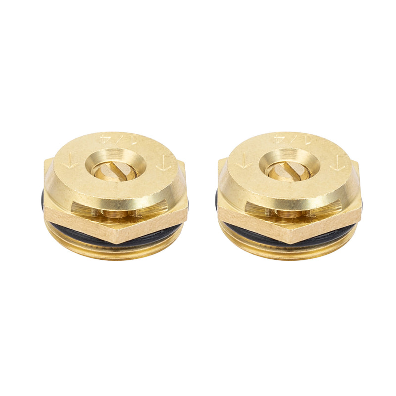 Load image into Gallery viewer, Orbit brass flush head quarter pattern sprinkler nozzles, 2-pack
