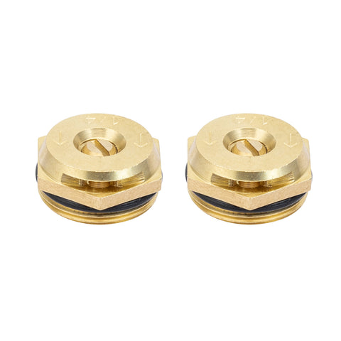 Orbit brass flush head quarter pattern sprinkler nozzles, 2-pack