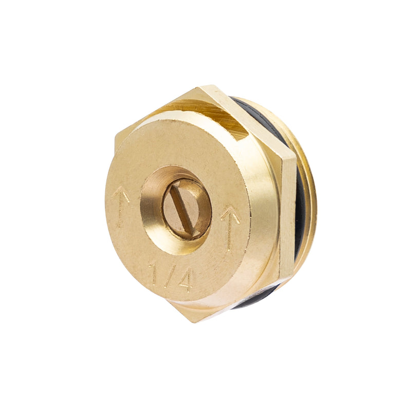 Load image into Gallery viewer, Brass Flush Head Quarter Pattern Sprinklers Nozzles (2-pack) | 53052
