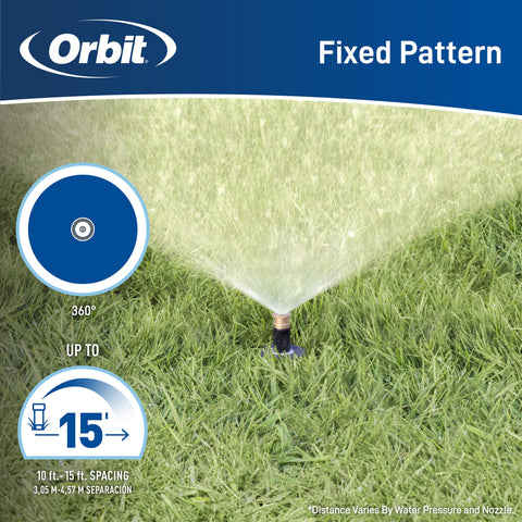 15 ft. Brass Full Pattern Spray Sprinkler Nozzle 53247, additional product view 2