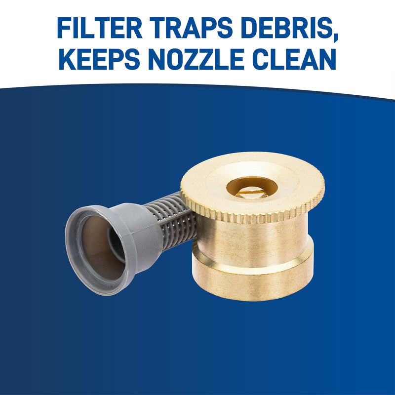 Load image into Gallery viewer, 15 ft. Brass Full Pattern Spray Sprinkler Nozzle 53247
