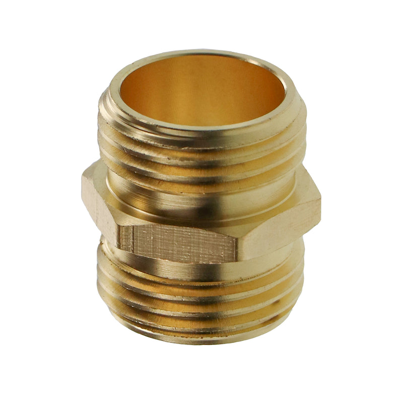 Load image into Gallery viewer, 3/4" MHT Brass Hex Nipple 53259
