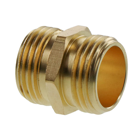 Orbit 3/4 inch MHT brass hex nipple
