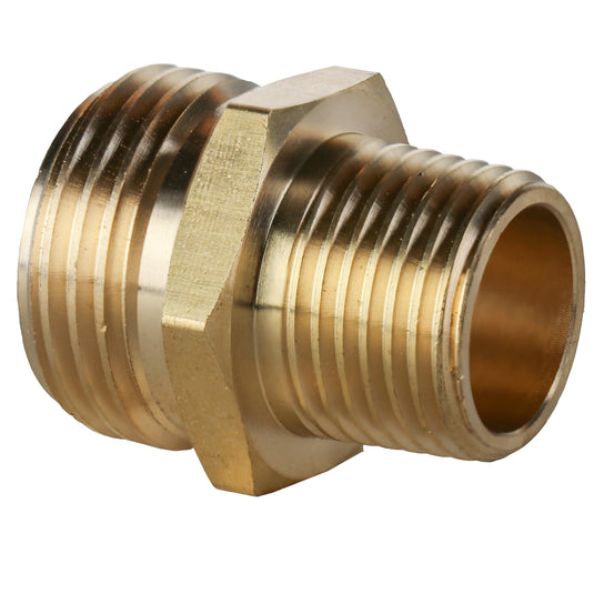 1/2" MPT x 3/4" MHT Brass Adapter 53261