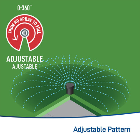 8-ft. Adjustable Pattern Spray Sprinkler Nozzle 53581, additional product view 2