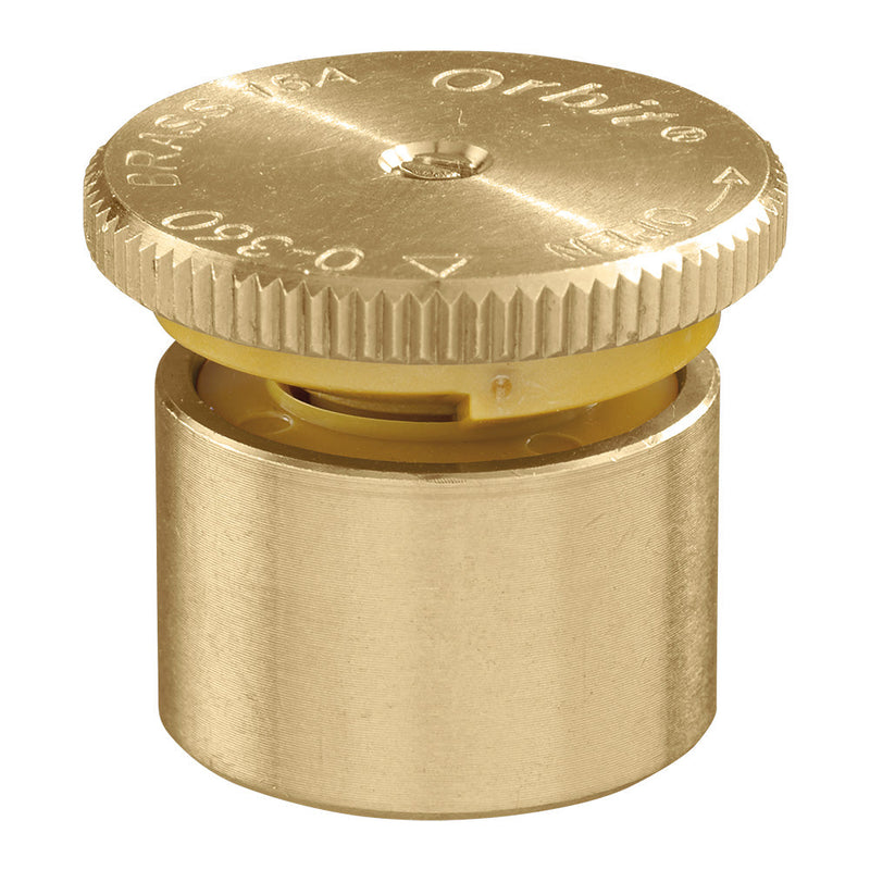 Load image into Gallery viewer, 15 ft. Brass Quarter Pattern Spray Sprinkler Nozzle 53217
