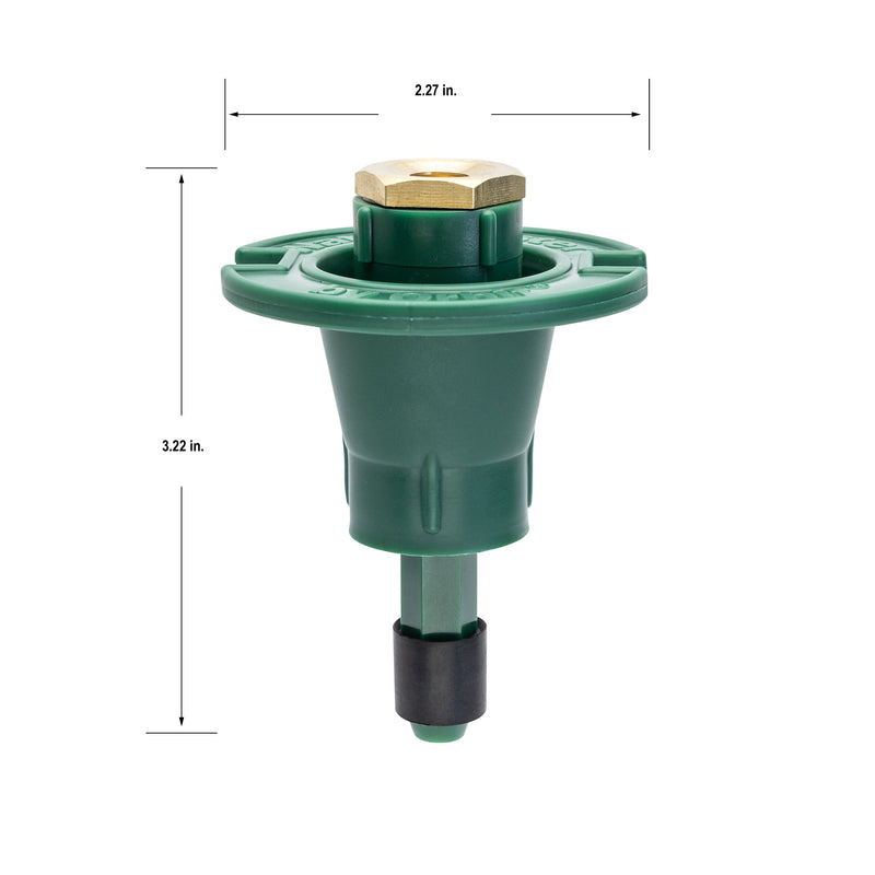 Load image into Gallery viewer, Plastic Pop-Up Flush Head w/Brass Full Pattern Nozzle 54027
