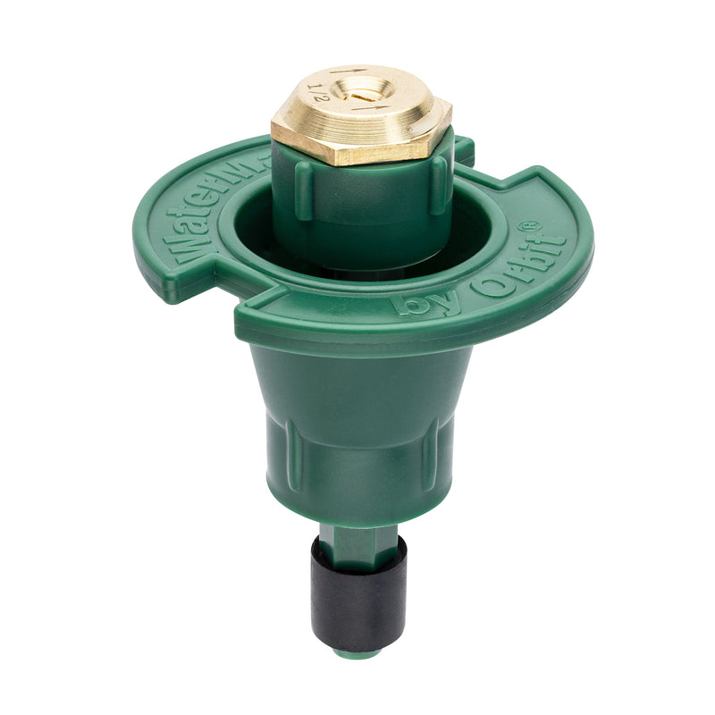 Load image into Gallery viewer, Plastic Pop-Up Flush Head w/Brass Half Pattern Nozzle 54028
