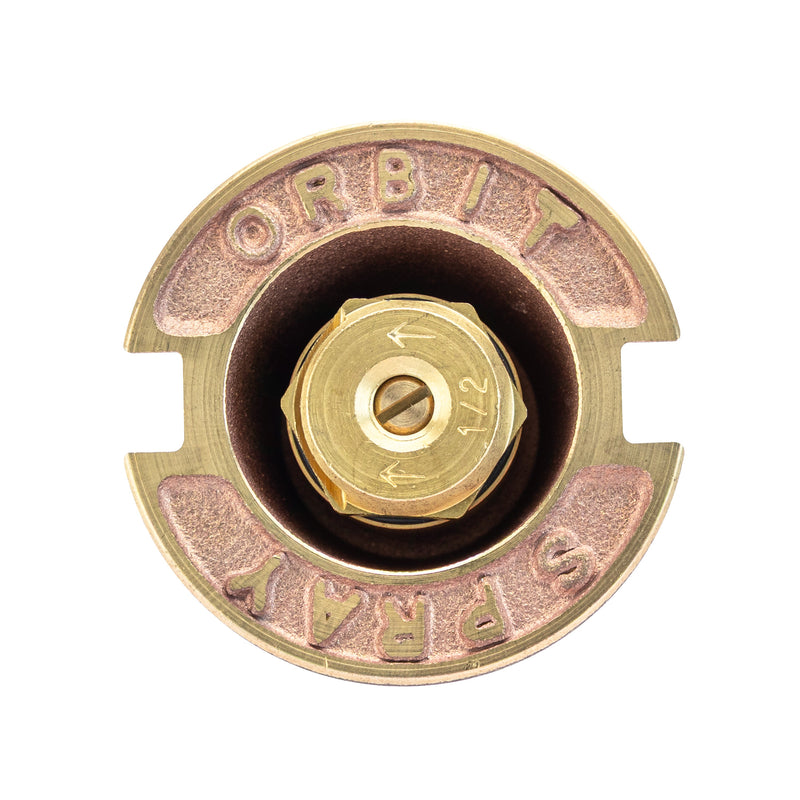 Load image into Gallery viewer, Brass Pop-Up w/Half Pattern Nozzle 54071

