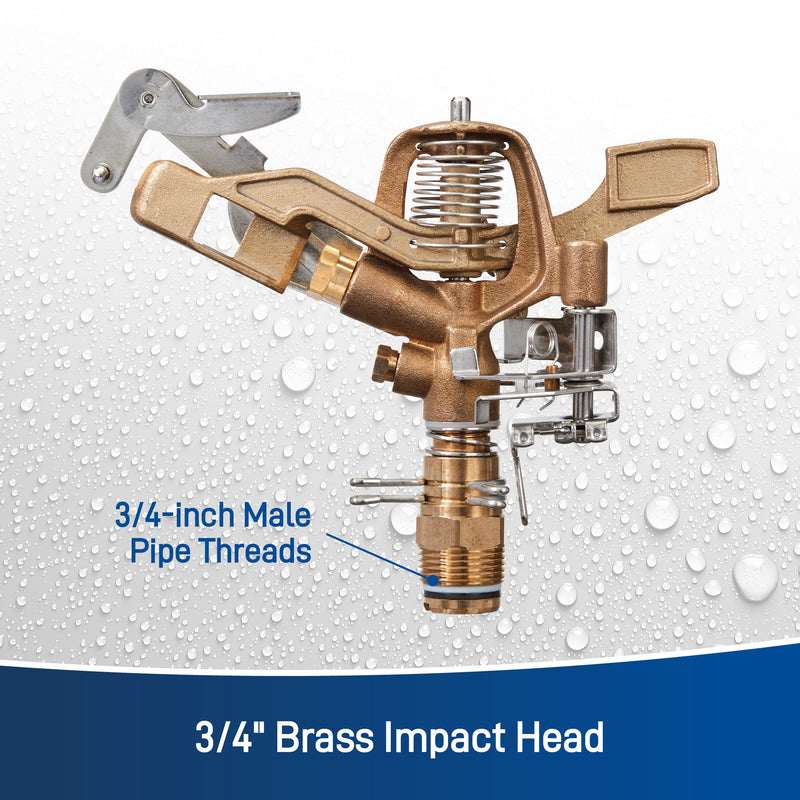 Load image into Gallery viewer, 3/4-in. MPT Brass Impact Sprinkler Head 55016
