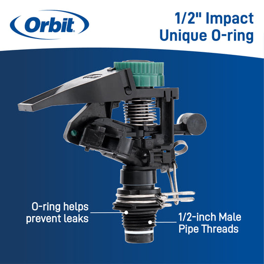 1/2-in. MPT Impact Sprinkler Head with Weighted Arm 55024