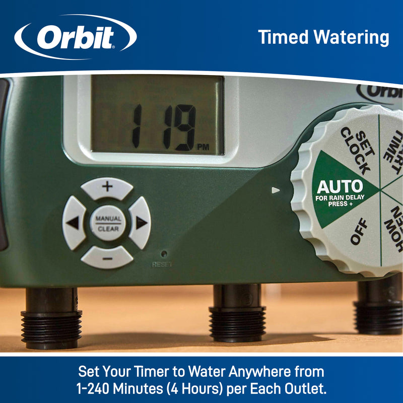 Load image into Gallery viewer, 3-Outlet Hose Watering Timer 56082
