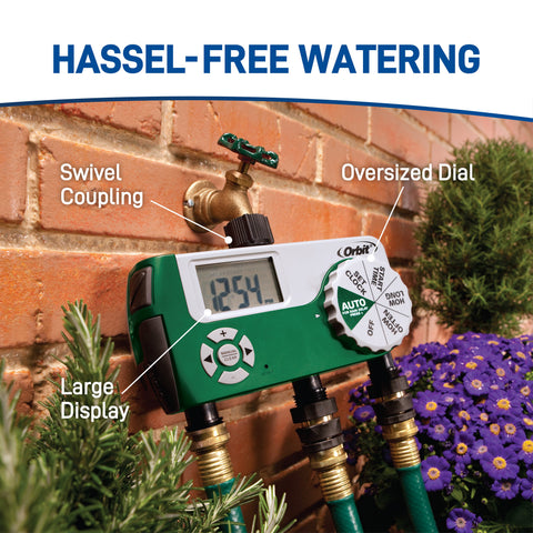 3-Outlet Hose Watering Timer 56082, additional product view 2