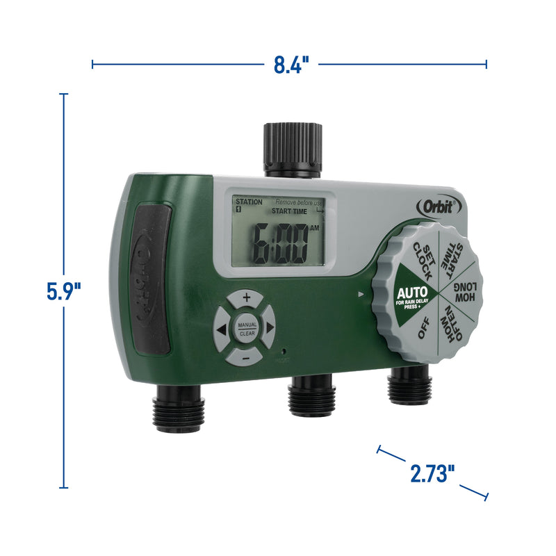Load image into Gallery viewer, 3-Outlet Hose Watering Timer 56082
