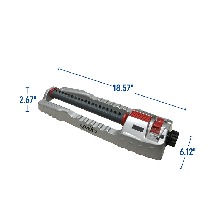 Load image into Gallery viewer, Pro Series 4000 Sq Ft Metal Gear-Drive Oscillating Sprinkler 56281
