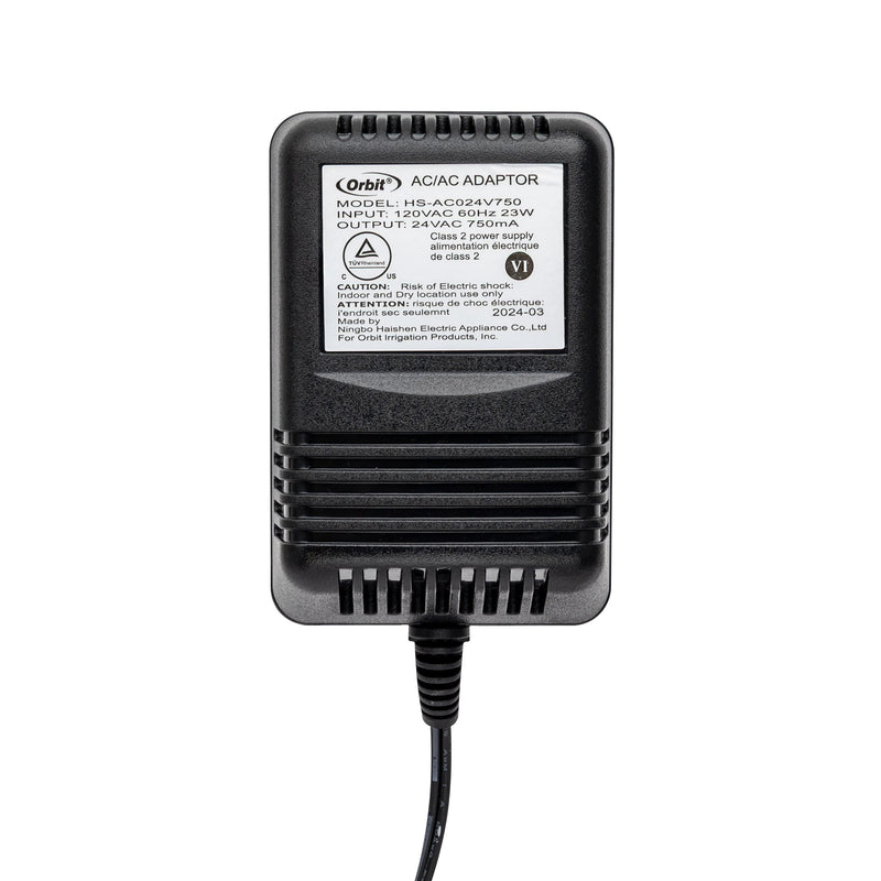 Load image into Gallery viewer, 24V 750mA Transformer for Indoor Sprinkler Controllers 57040
