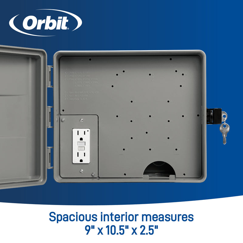 Load image into Gallery viewer, Outdoor Sprinkler Controller Cabinet with GFCI 57095

