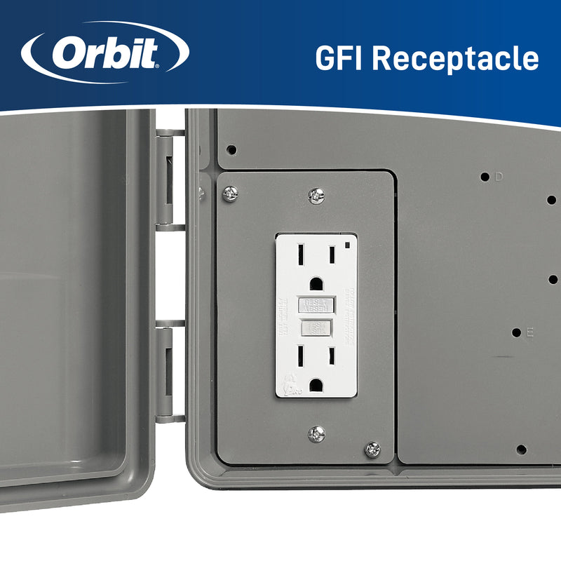 Load image into Gallery viewer, Outdoor Sprinkler Controller Cabinet with GFCI 57095
