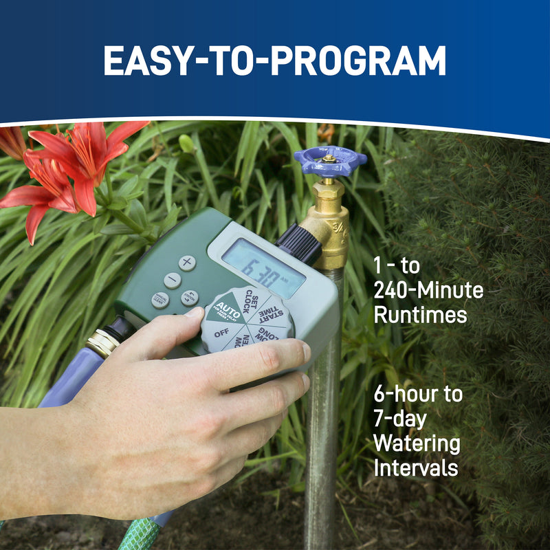 Load image into Gallery viewer, Digital 2 Outlet Hose Faucet Timer 58910
