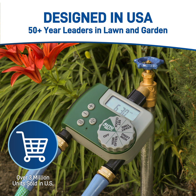Load image into Gallery viewer, Digital 2 Outlet Hose Faucet Timer 58910
