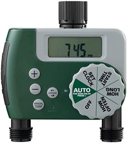 Orbit digital 2-outlet hose faucet timer 58910