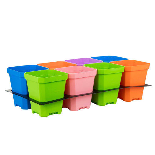 5" Nursery Pots with Insert Tray from Bootstrap Farmer at GrowTime Garden Supply