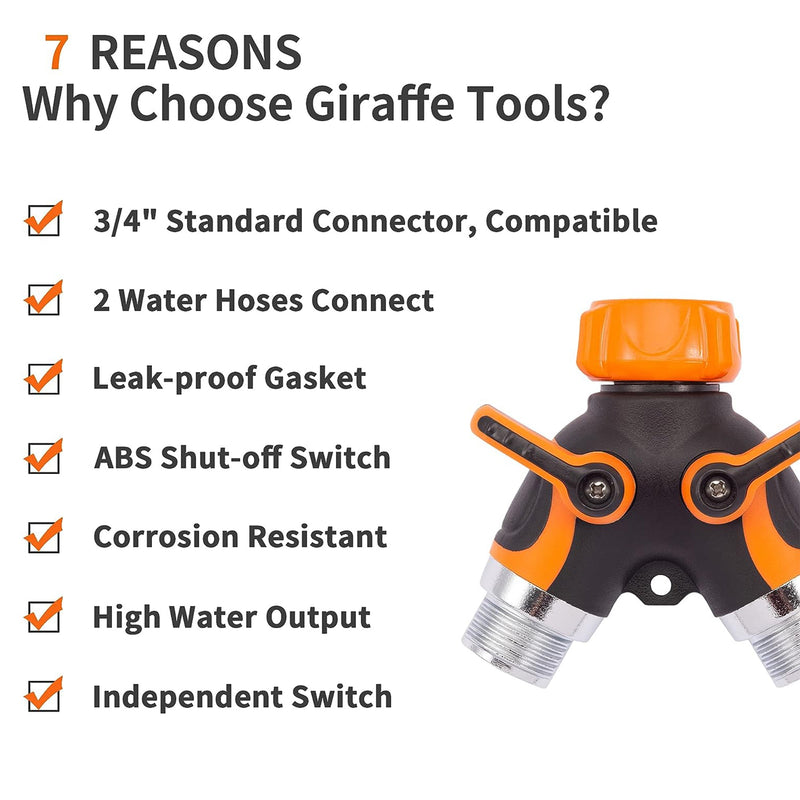 Load image into Gallery viewer, Metal Water Hose Splitter
