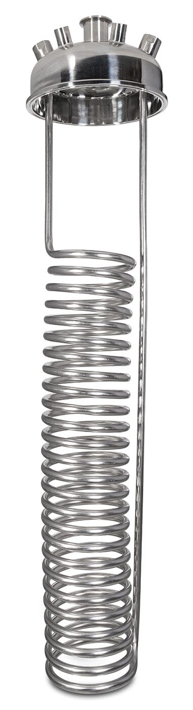 8in Hemispherical End Cap with Coil
