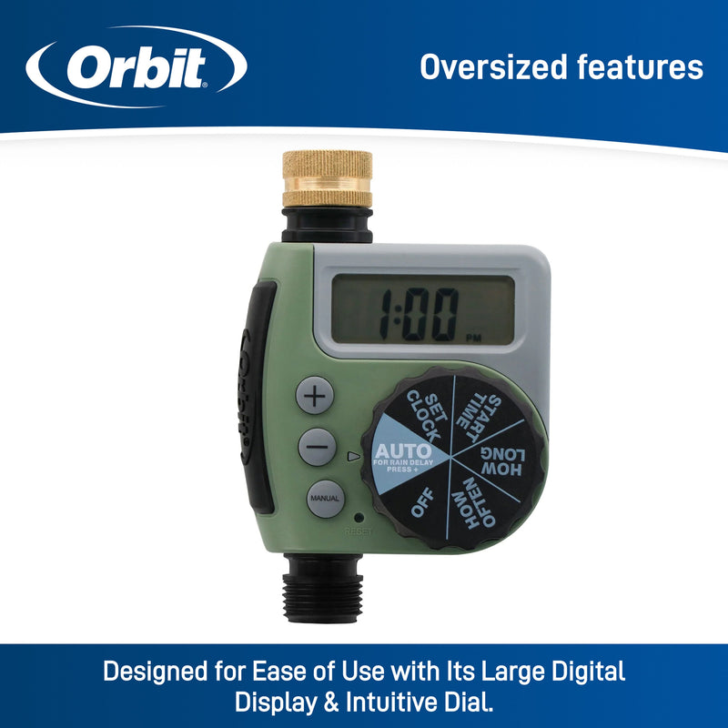 Load image into Gallery viewer, One Outlet Single-Dial Hose Faucet Timer 62056
