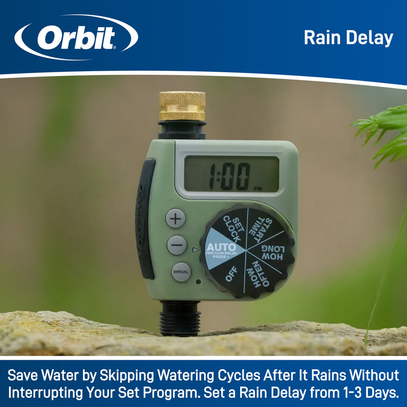 Load image into Gallery viewer, One Outlet Single-Dial Hose Faucet Timer 62056
