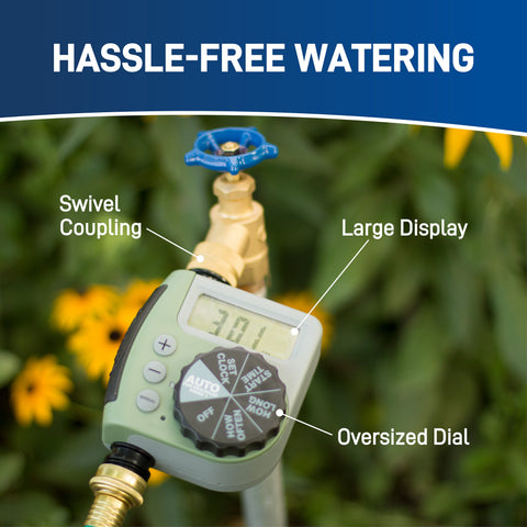 One Outlet Single-Dial Hose Faucet Timer 62056, additional product view 2