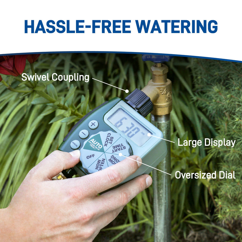 Load image into Gallery viewer, 1-Outlet Programmable Hose Faucet Timer | Retail Packaging | 62061
