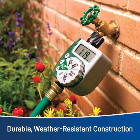 1-Outlet Programmable Hose Faucet Timer | Retail Packaging | 62061, additional product view 2