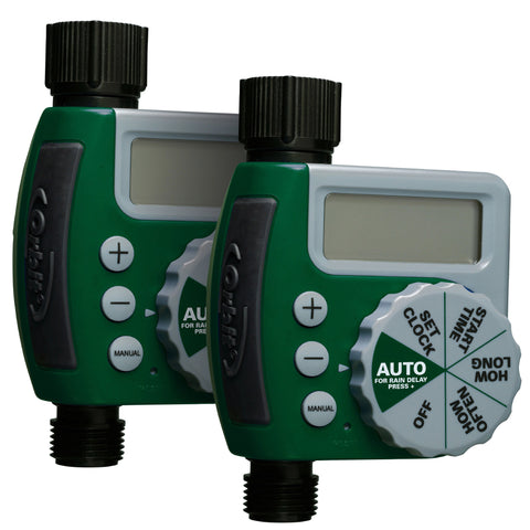 Orbit 1-outlet programmable hose faucet timer, 2-pack