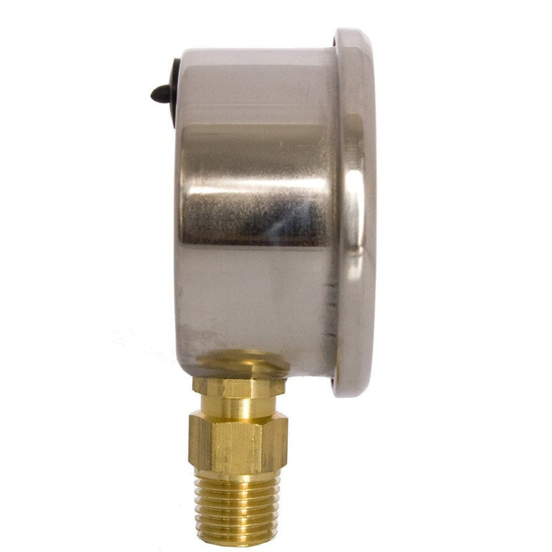 Load image into Gallery viewer, Liquid Filled Vacuum Gauges - NPT Lower Mount

