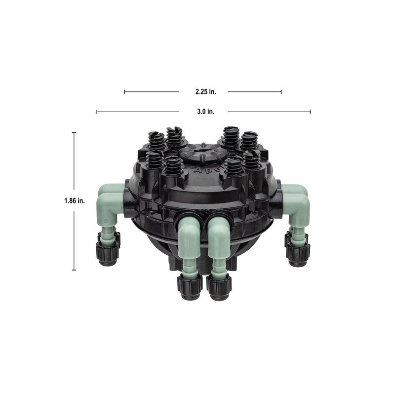 Load image into Gallery viewer, 8-Port Adjustable Manifold 67000
