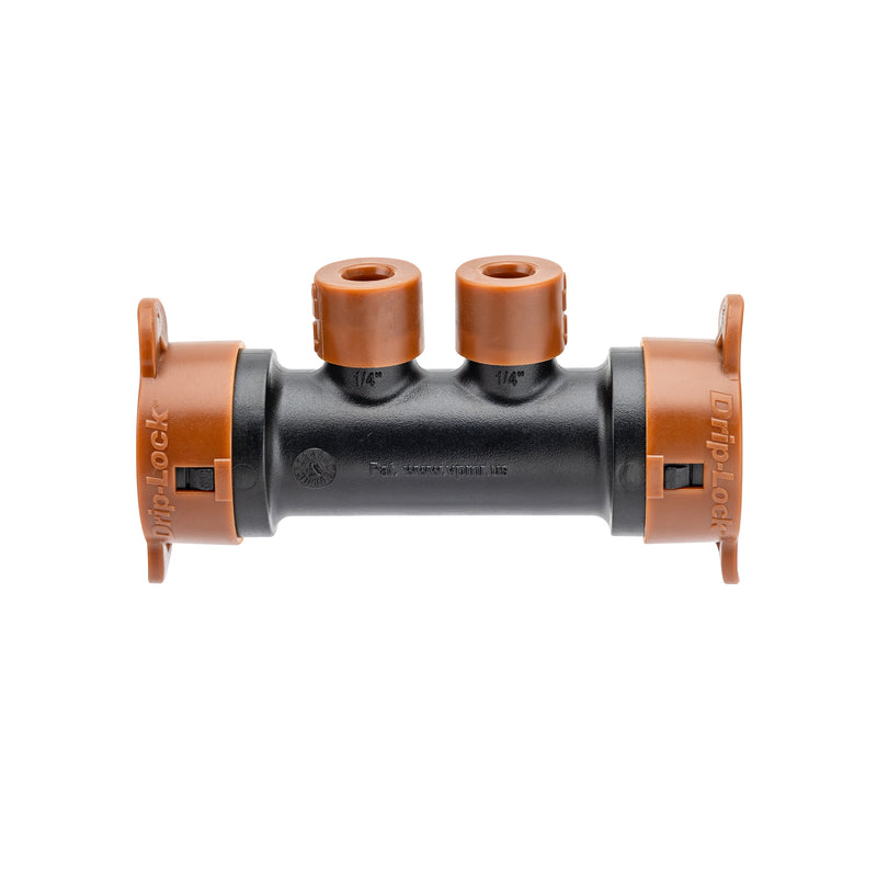 Load image into Gallery viewer, 1/2" x 1/4" Drip-Lock 2-Port Drip Manifold 67046
