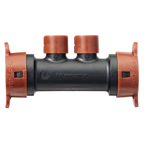 Orbit Drip-Lock 2-port drip manifold 67046