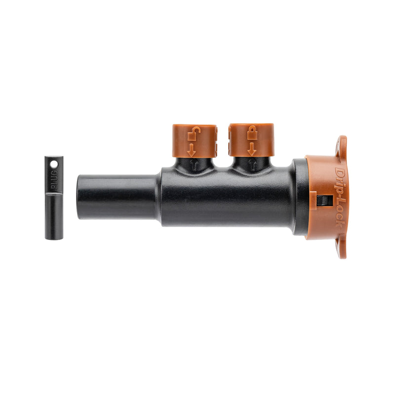 Load image into Gallery viewer, 1/2" x 1/4" Drip-Lock 2-Port Extension Manifold 67047
