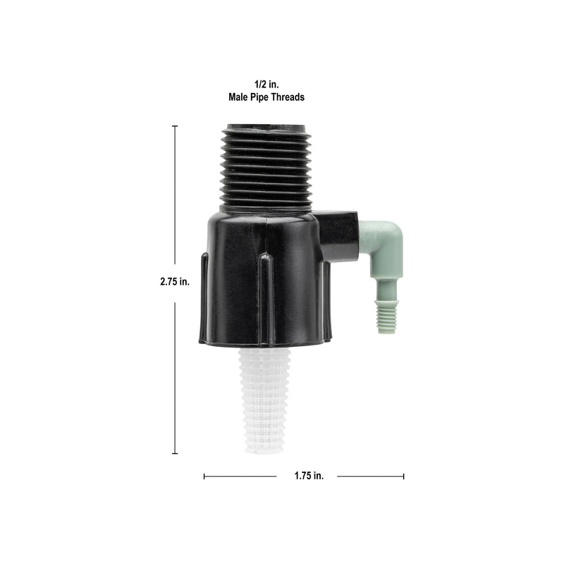 Load image into Gallery viewer, 1/2" FPT x 1/4" Barb 1-Port Full Flow Drip Manifold 67050
