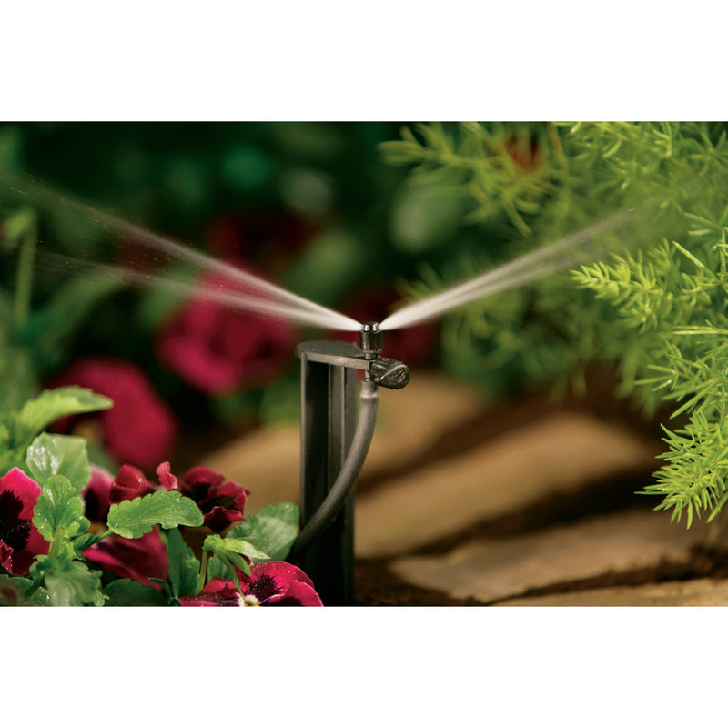 Load image into Gallery viewer, 1/4" Barb Micro-Sprinkler Ctr Strip Pattern on 12" Stake | 67135
