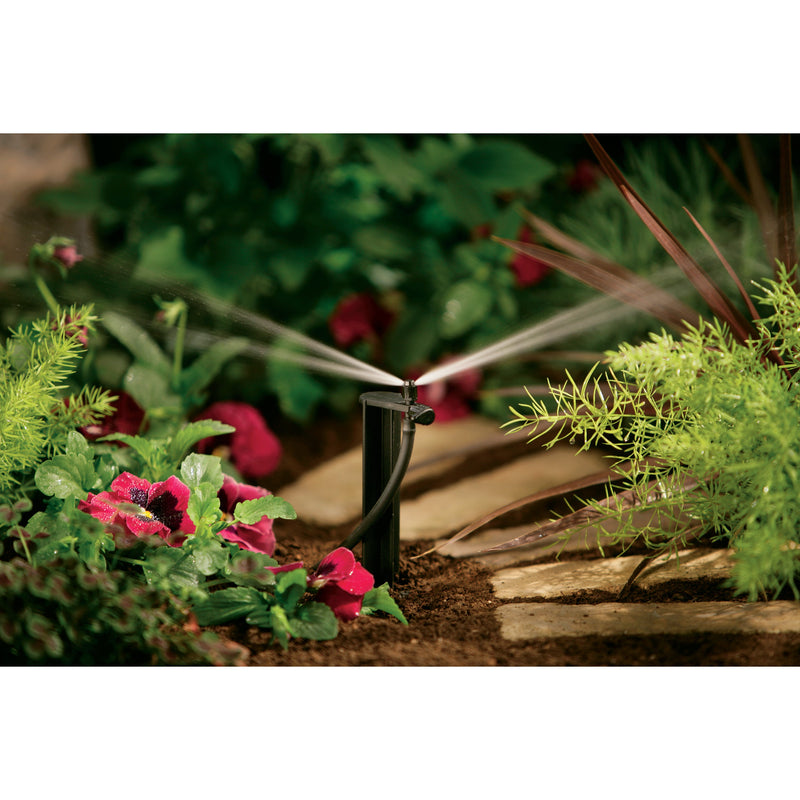 Load image into Gallery viewer, 1/4" Barb Micro-Sprinkler Ctr Strip Pattern on 12" Stake | 67135
